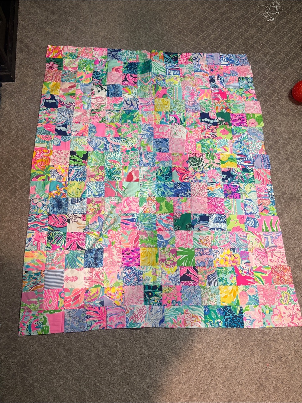 4” square premade quilt topper